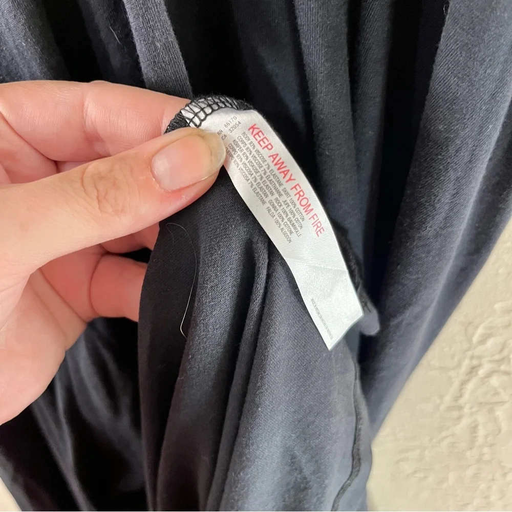 Anthropologie Daily Practice Jump High Cut Out Dress in Black - Picture 12 of 12